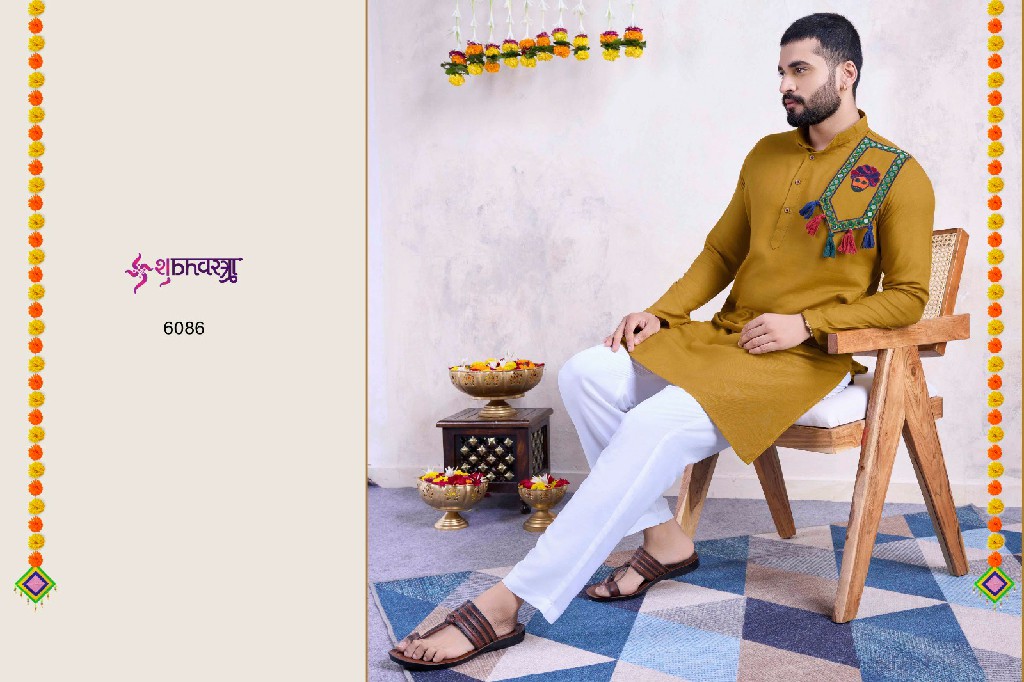 shubhvastra vastra vol 8 festival wear readymade navratri mens kurta exports