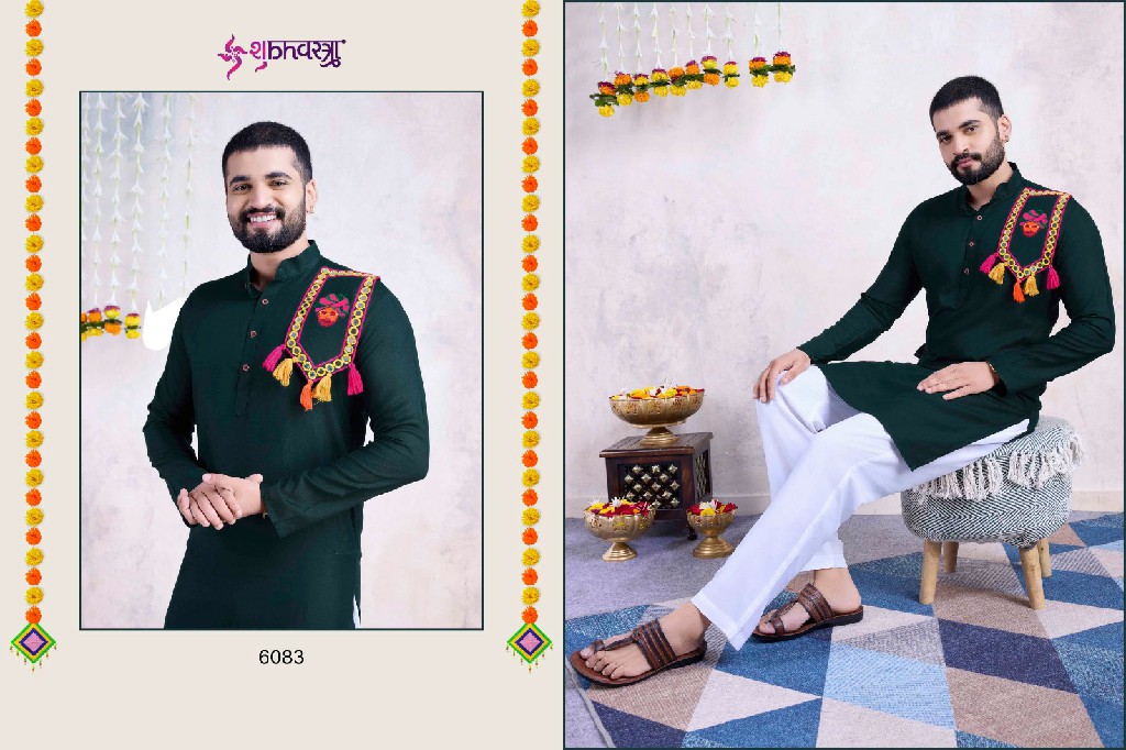 shubhvastra vastra vol 8 festival wear readymade navratri mens kurta exports