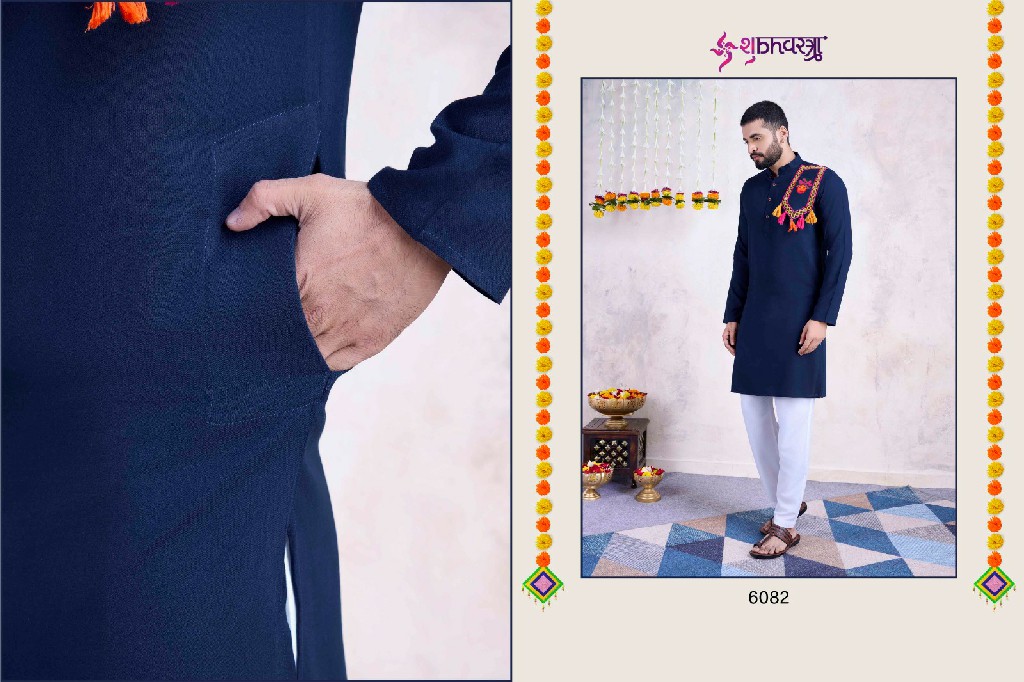 shubhvastra vastra vol 8 festival wear readymade navratri mens kurta exports
