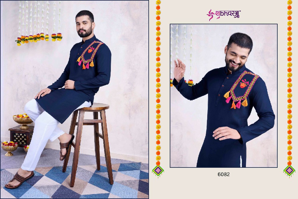 shubhvastra vastra vol 8 festival wear readymade navratri mens kurta exports