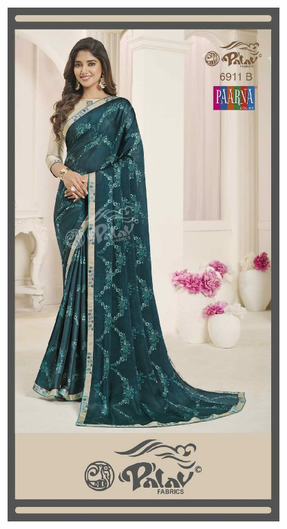 Palav Fabrics Paarna Vol-69 Wholesale Kreeva Georgette Ethnic Sarees