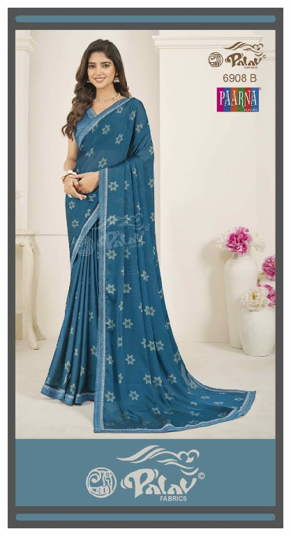 Palav Fabrics Paarna Vol-69 Wholesale Kreeva Georgette Ethnic Sarees