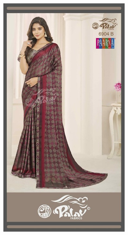 Palav Fabrics Paarna Vol-69 Wholesale Kreeva Georgette Ethnic Sarees