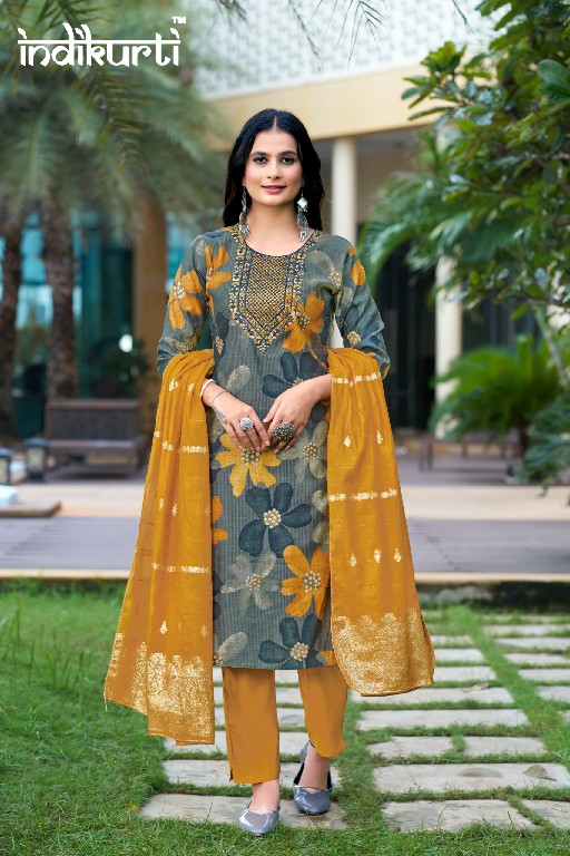 Meera Trendz Indikurti Wholesale Readymade 3 Piece Salwar Suits Combo