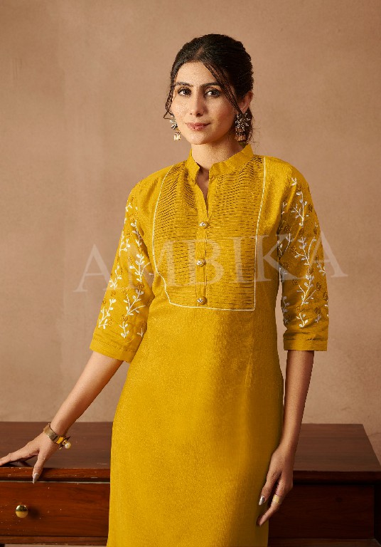 Ambika Sweet Heart Wholesale Vetican Fabrics Kurti With Pant