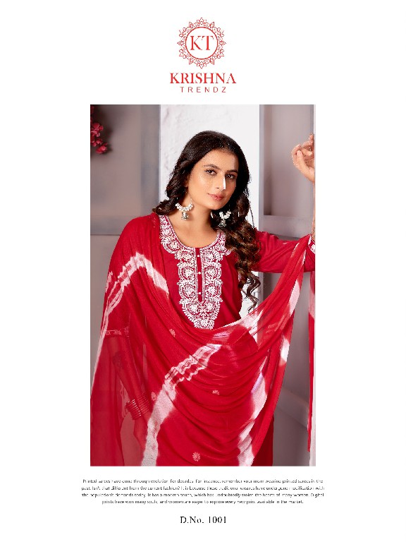 Krishna 5Star Vol-1 Wholesale 14 Kg Reyon Kurti With Pant And Dupatta