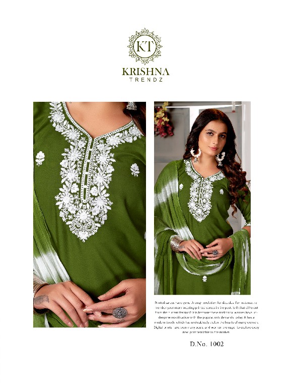 Krishna 5Star Vol-1 Wholesale 14 Kg Reyon Kurti With Pant And Dupatta