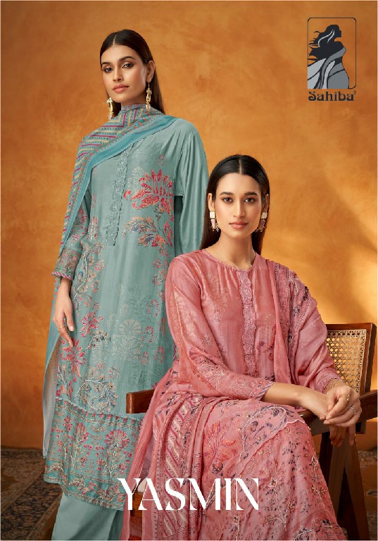 yasmin by sahiba unique muslin silk print ladies suits