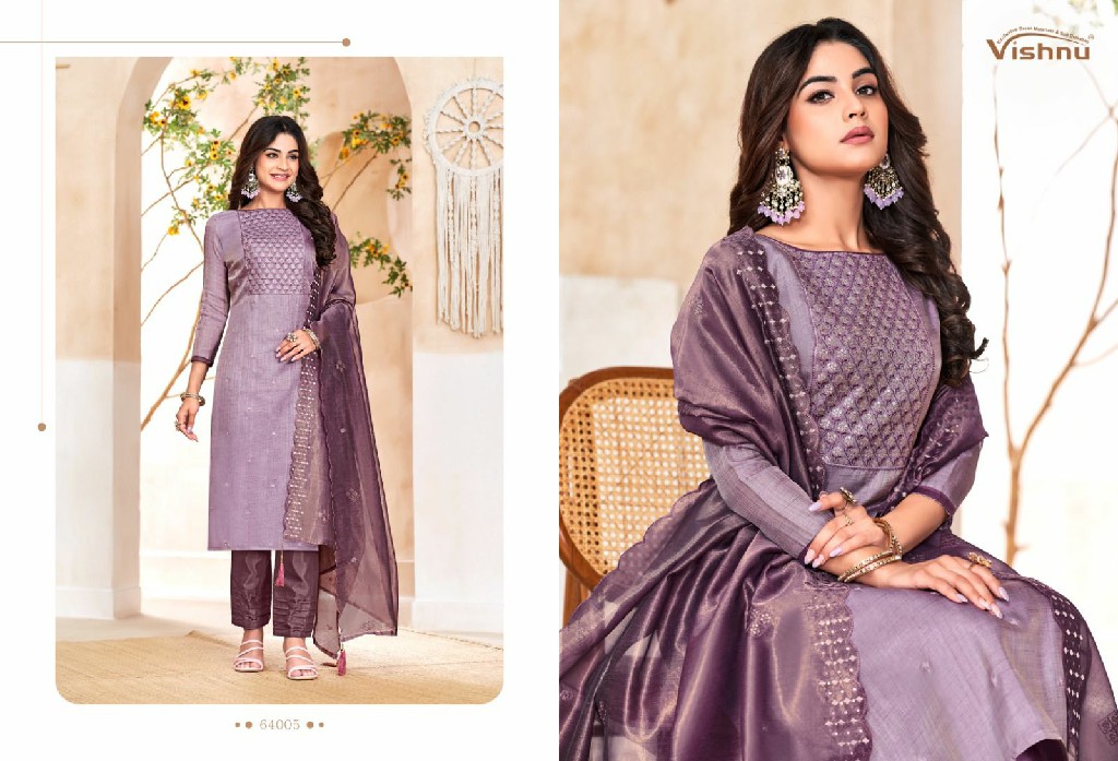 VIshnu Gulbagh Wholesale Banarasi Silk With Embroidery Work Dress Material