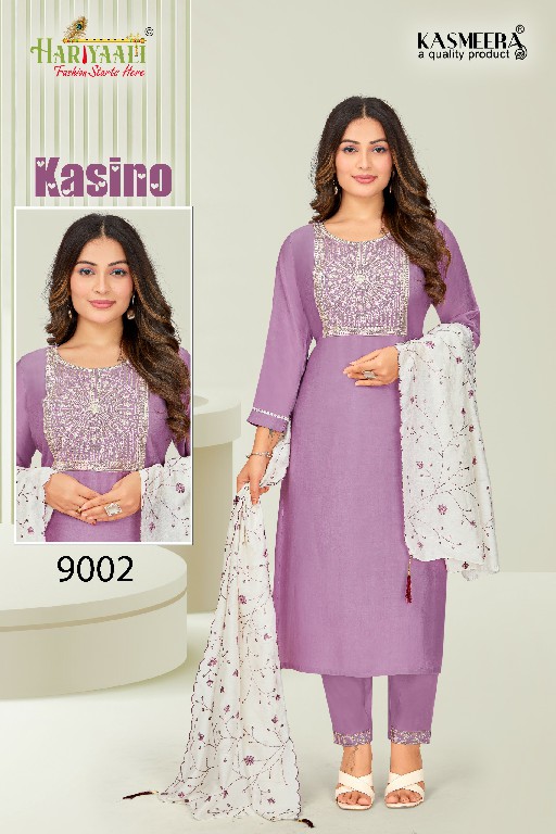 Hariyaali Kasino Wholesale Pure Silk With Embroidery Readymade Dress Suits Combo