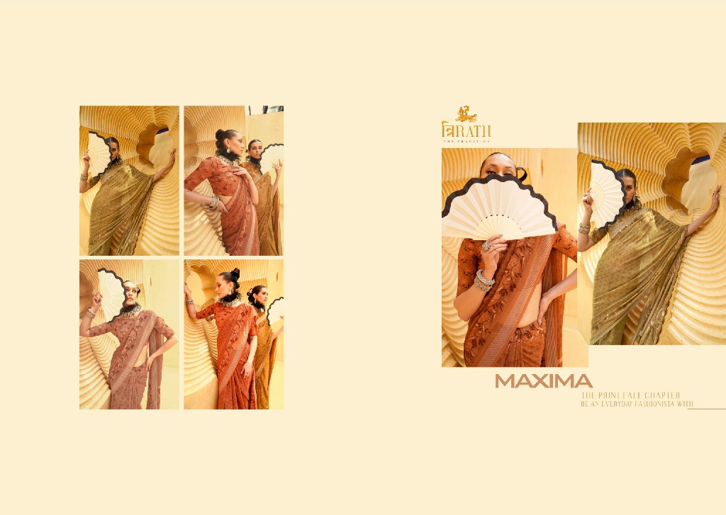 Trirath Maxima Wholesale Daani Georgette Fabrics Party Wear Sarees