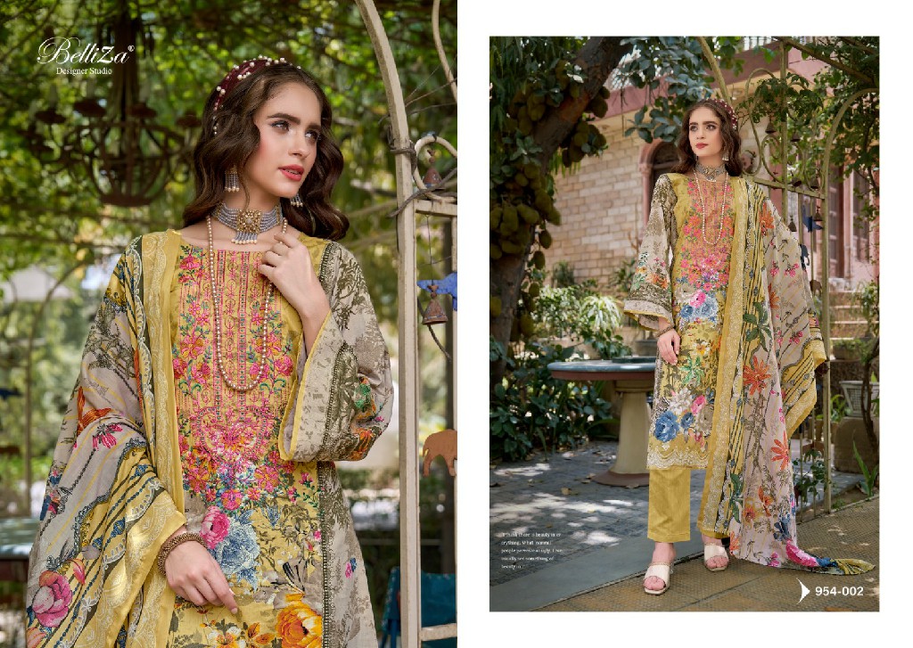 naira vol 69 by belliza designer digital printed pakistani cotton 3pcs suits