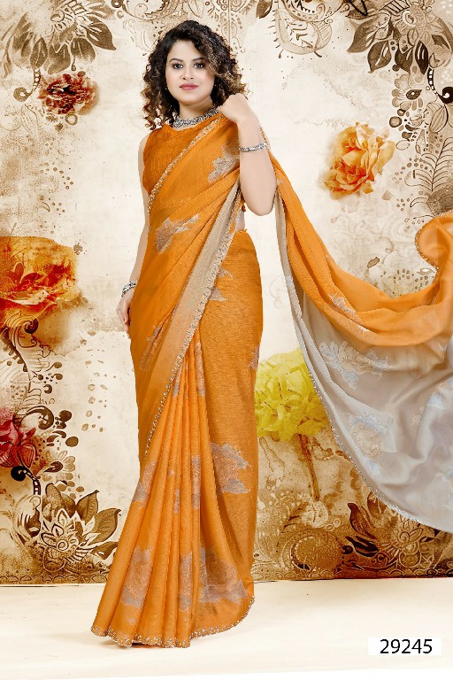 Vallabhi Jessie Wholesale Brasso Fabrics Indian Sarees