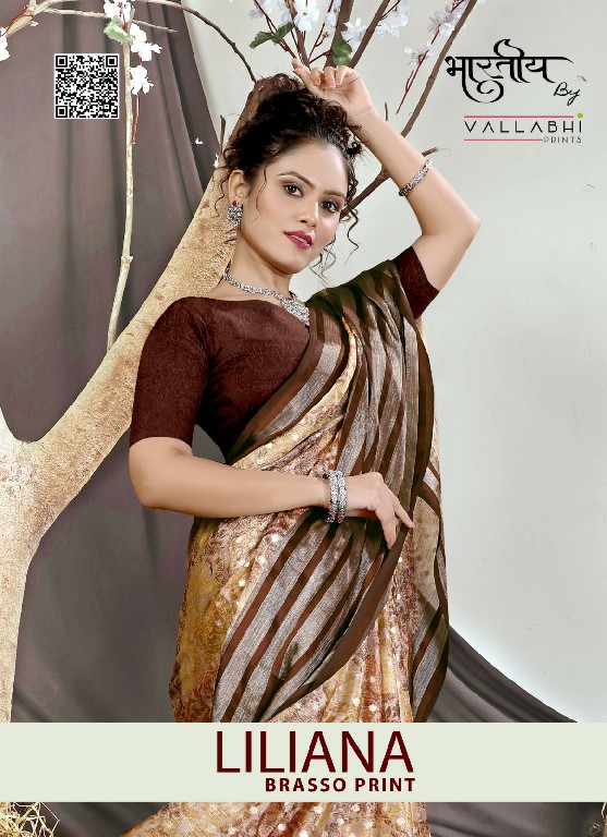 Vallabhi Liliana Wholesale Brasso Fabrics Print Sarees