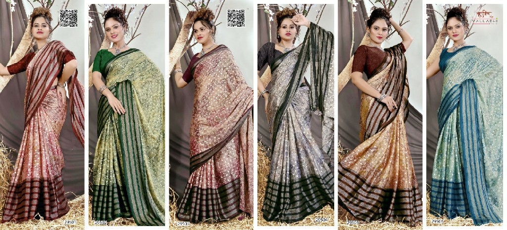 Vallabhi Liliana Wholesale Brasso Fabrics Print Sarees