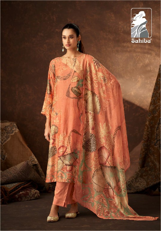 sahiba kasab muslin silk unique print ladies suits online