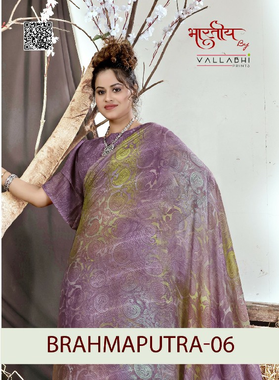 brahmaputra vol 6 by vallabhi casual wear georgette saree