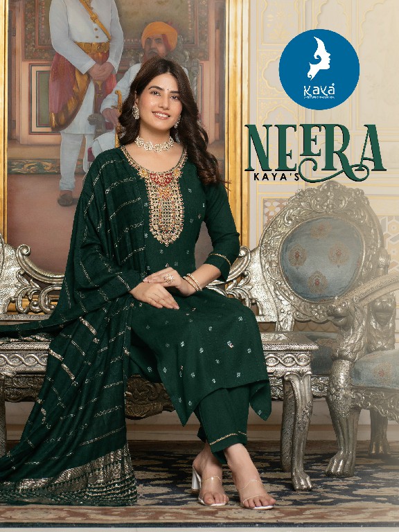 Kaya Neera Wholesale 3 Piece Concept With Straight Cut Suits