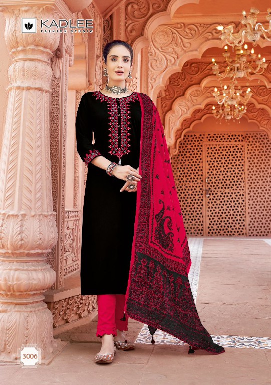 kadlee sukanya rayon thread work readymade classic look salwar suit