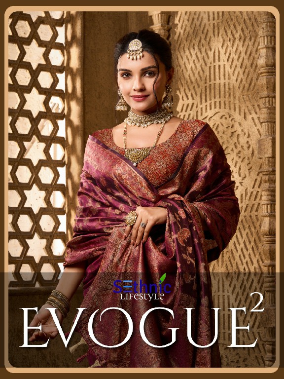 Sethnic Evogue Vol-2 Wholesale Organza Fabrics Festive Sarees