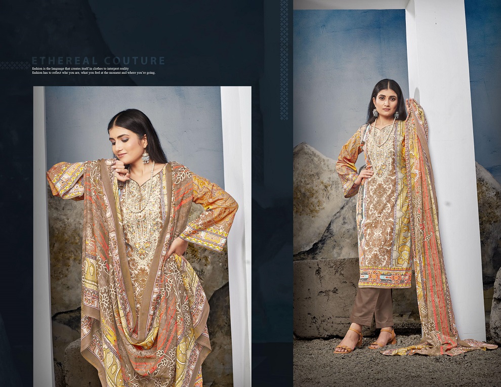 Apna Cotton Razia Sultan Vol-45 Wholesale Pure Cotton Dress Material