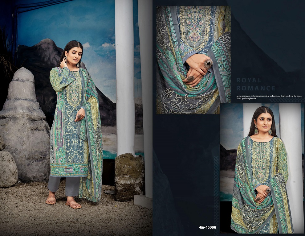 Apna Cotton Razia Sultan Vol-45 Wholesale Pure Cotton Dress Material