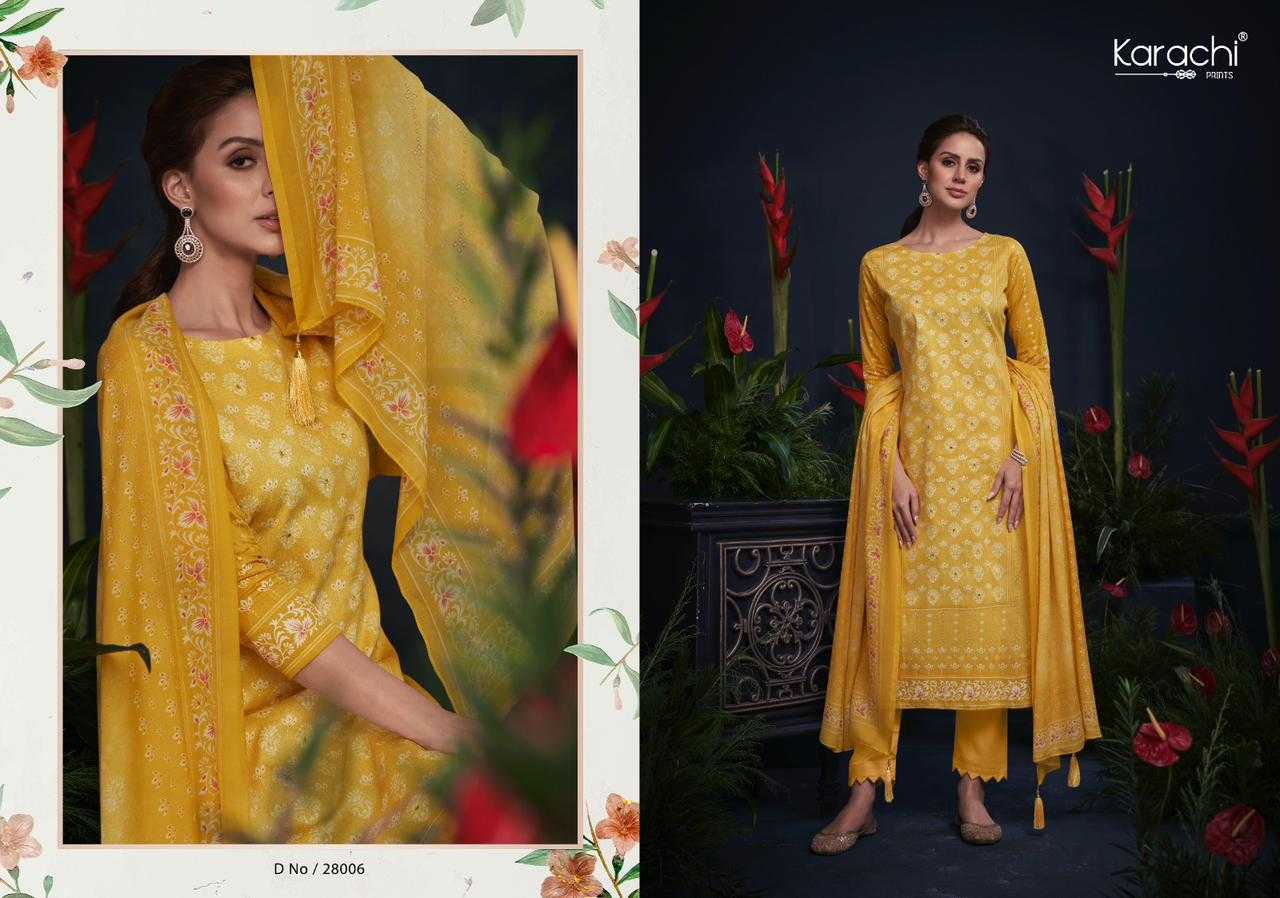 kesar karachi Prints mahroom viscose jam cotton suits online