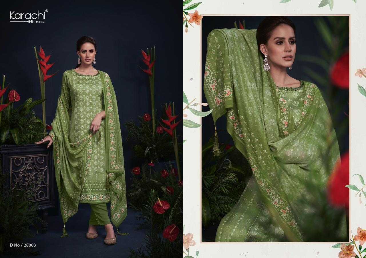 kesar karachi Prints mahroom viscose jam cotton suits online