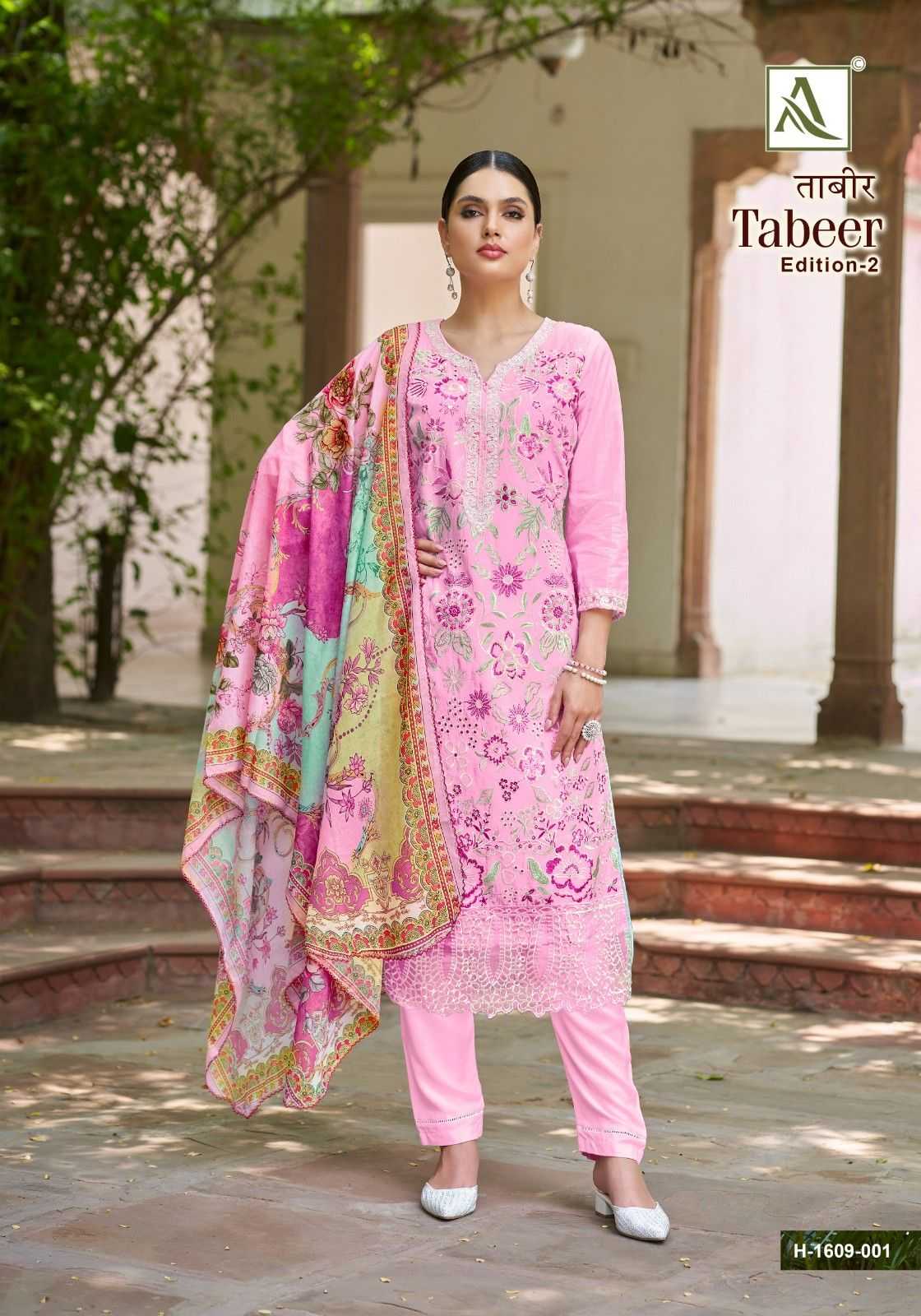 tabeer vol 2 by alok suits pure cambric lawn pakistani suits