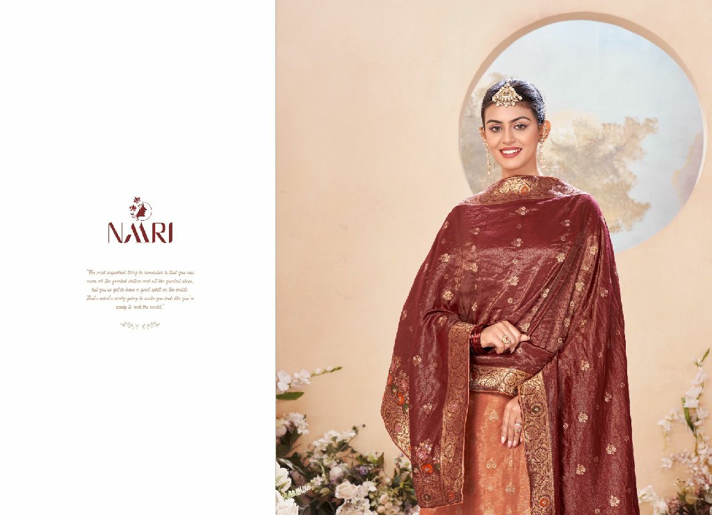 Naari Madhura Wholesale Pure Simmer Jacquard Dress Material