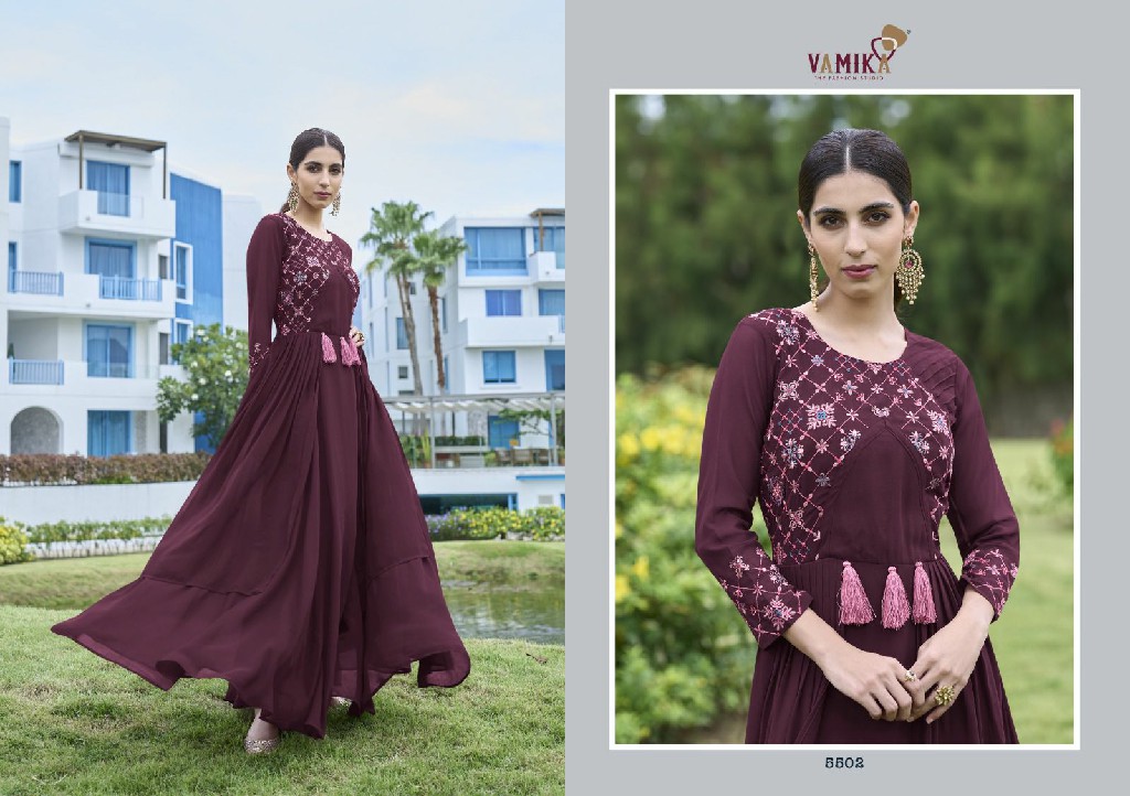 Vamika Mirza Wholesale Exclusive super Hit Series Designer Gown Series Collection