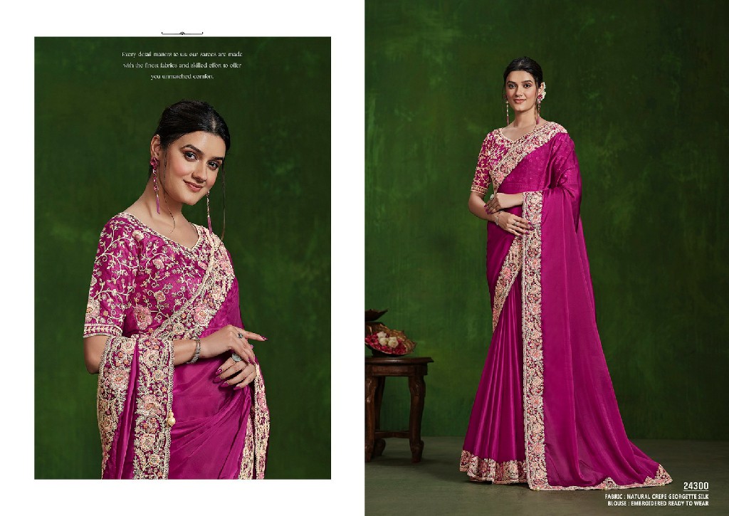Mahotsav Mohmanthan 24300 Series Ranjhana Wholesale Designer Saree Collection