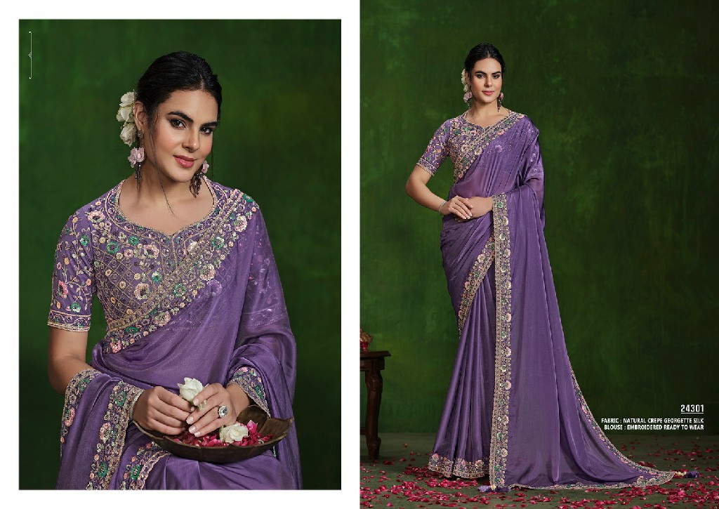 Mahotsav Mohmanthan 24300 Series Ranjhana Wholesale Designer Saree Collection
