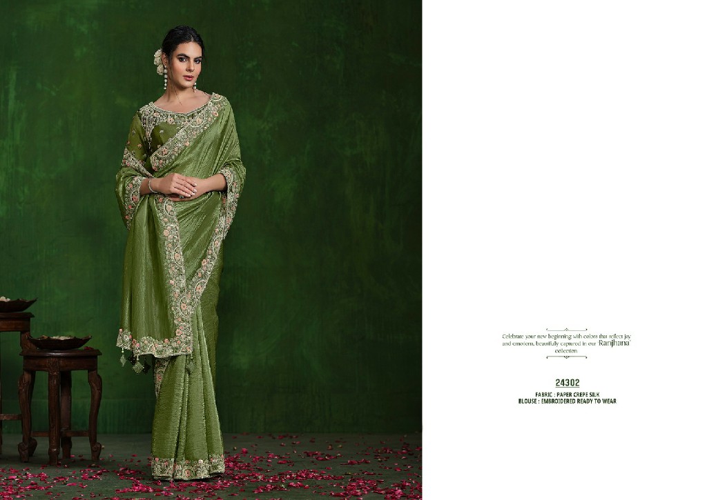 Mahotsav Mohmanthan 24300 Series Ranjhana Wholesale Designer Saree Collection