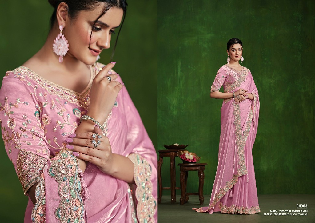 Mahotsav Mohmanthan 24300 Series Ranjhana Wholesale Designer Saree Collection