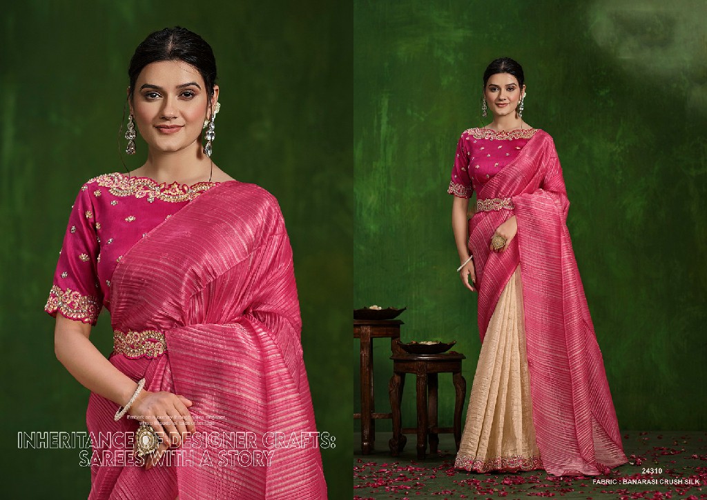 Mahotsav Mohmanthan 24300 Series Ranjhana Wholesale Designer Saree Collection