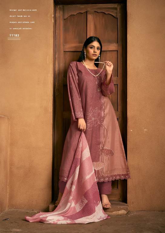 Sadhana The Portrait Wholesale Pure Simar Musline With Fancy Work Salwar Suits