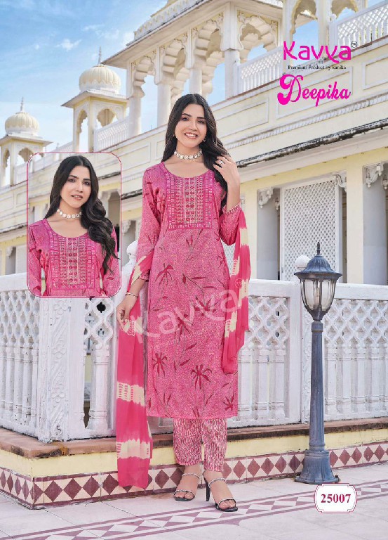 KAVYA DEEPIKA VOL 25 READYMADE BEAUTIFUL STRAIGHT KURTI PANT DUPATTA