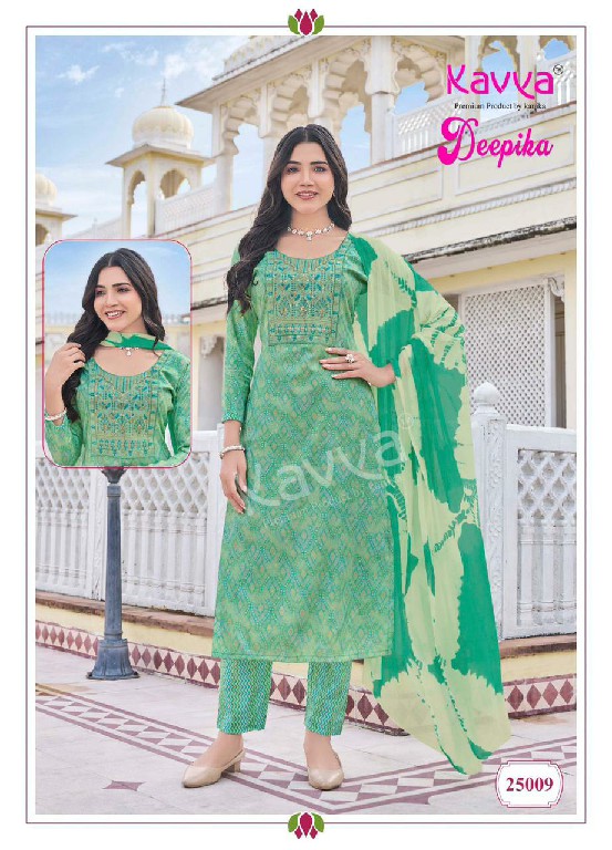 KAVYA DEEPIKA VOL 25 READYMADE BEAUTIFUL STRAIGHT KURTI PANT DUPATTA