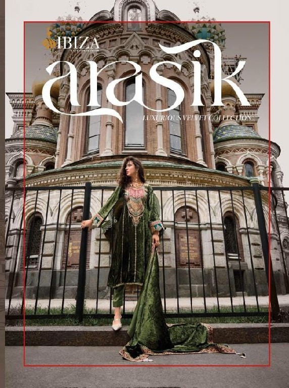 arasik by ibiza pure velvet embroidery work winter special suits