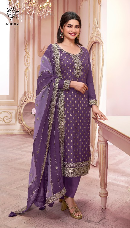 Vinay kuleesh shristi Dark dola embroidered stylish dress material