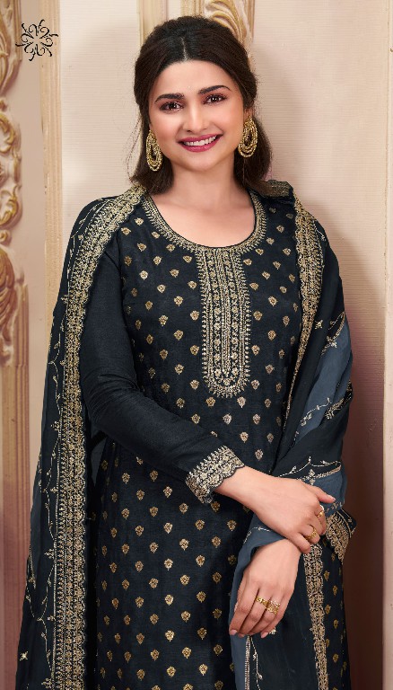 Vinay kuleesh shristi Dark dola embroidered stylish dress material