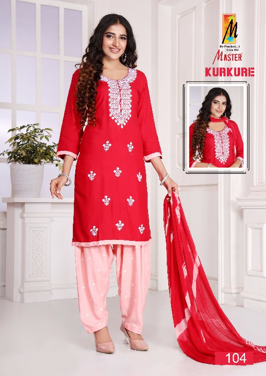 Master Kurkure Wholesale Readymade Reyon Patiyala Bottom Readymade Suits