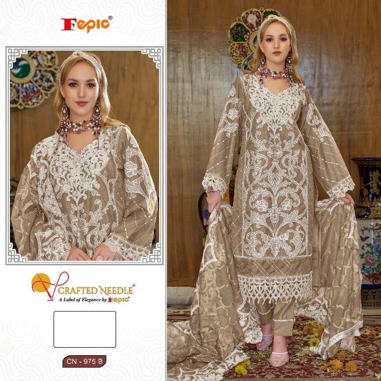 Fepic Crafted Needle CN-975 Wholesale Readymade Indian Pakistani Suits