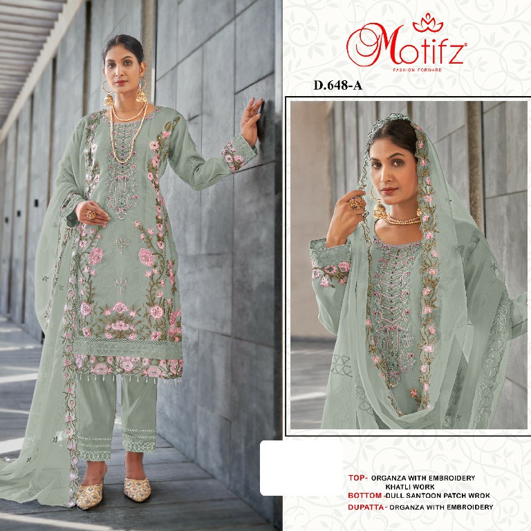 Motifz D.no 648 Wholesale Indian Pakistani Salwar Suits