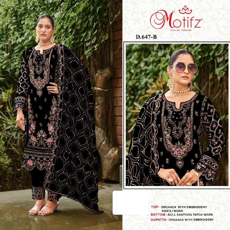 Motifz D.no 647 Wholesale Indian Pakistani Salwar Suits