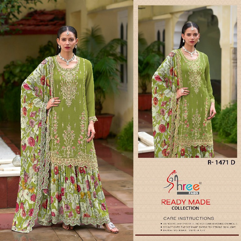 Shree Fabs R-1471 Wholesale Designer Readymade Indian Pakistani Suits