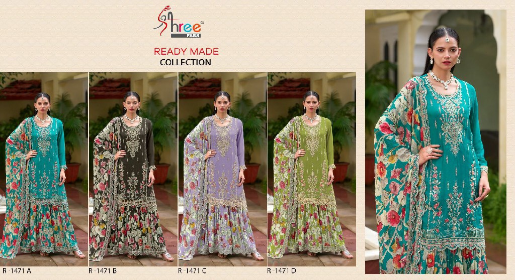 Shree Fabs R-1471 Wholesale Designer Readymade Indian Pakistani Suits