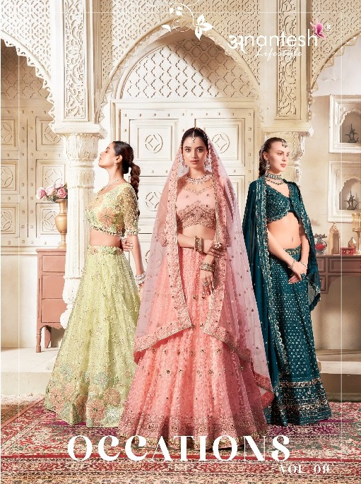 Anantesh Occations Vol-9 Wholesale Readymade Designer Occasion Special Lehengas