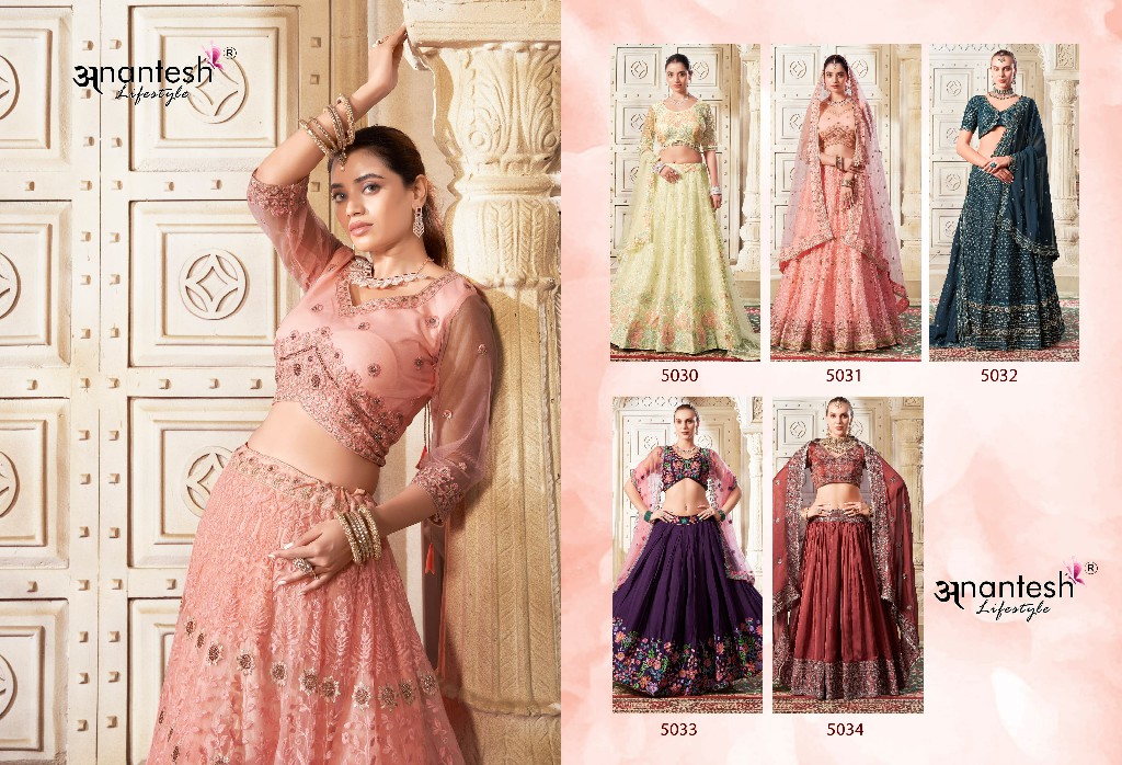 Anantesh Occations Vol-9 Wholesale Readymade Designer Occasion Special Lehengas